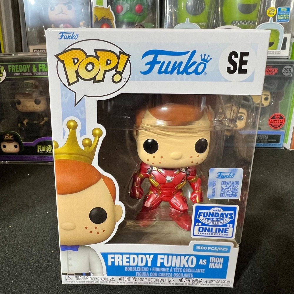 Funko Pop Freddy Funko as Iron Man 2023 Fundays Experience 1500 PC Limited Ed